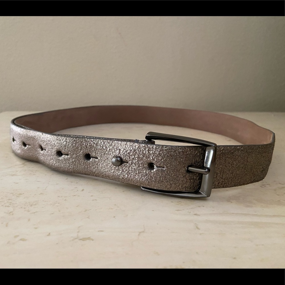 Brunello Cucinelli Metallic Rare Belt NWT ✨